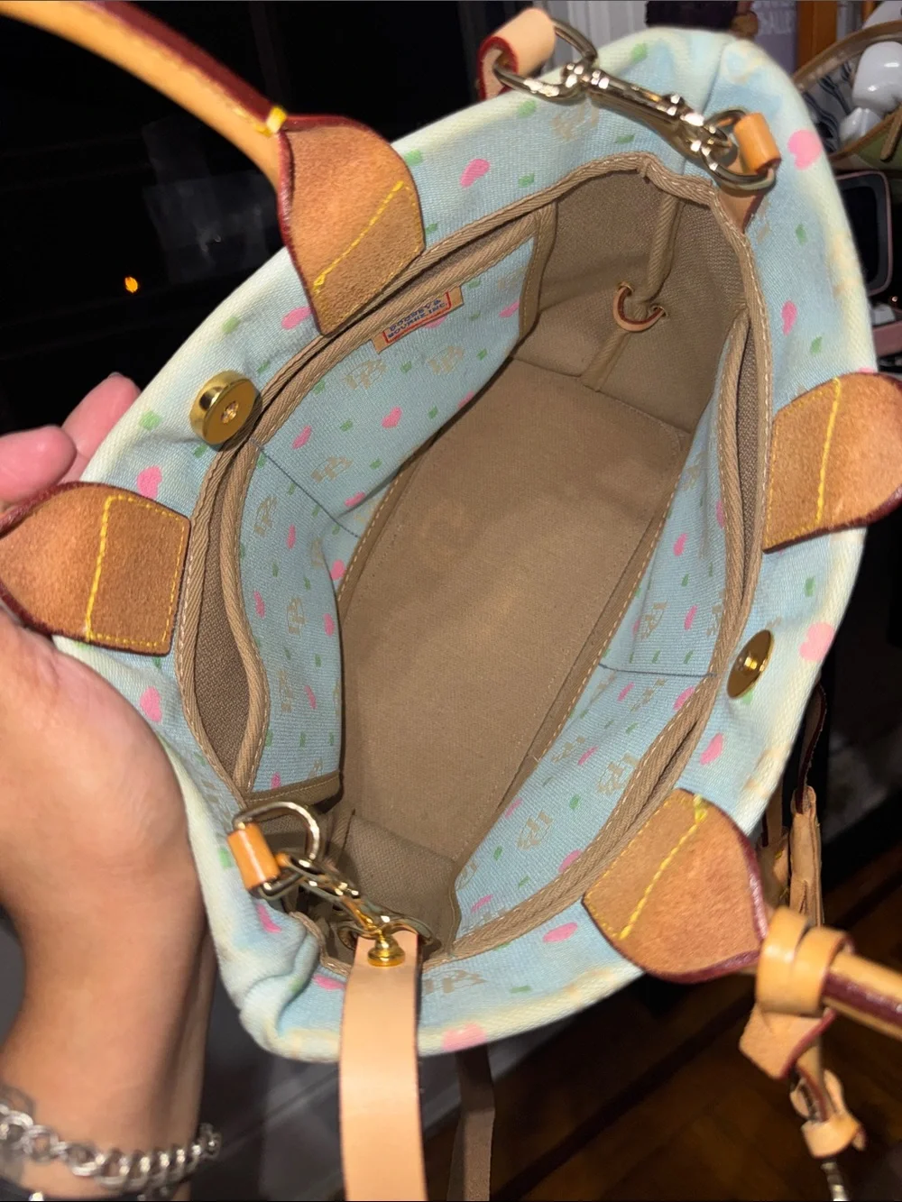 Dooney & Bourke tan leather